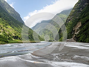 River Marsyangdi near Tal village