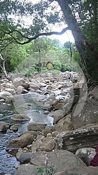 River in mee mure village