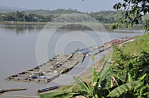 River Mekong Raft Nature Outdoor Thailand