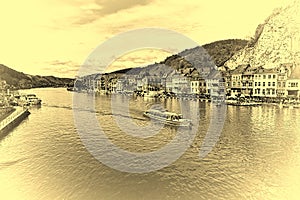 River Meuse in the Belgian City of Dinant