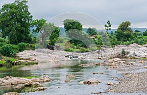 River in monsoon