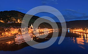 River Moselle at night