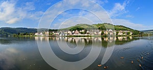 River Moselle summer panorama