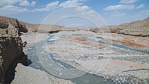 A river in Mountain altun tagh