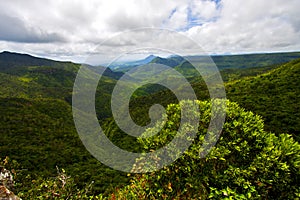 River mountain in mauritius