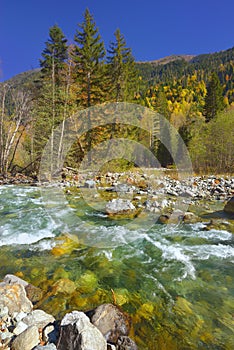 River in mountains