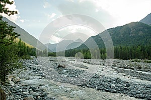 River in the mountains of the eastern Sayan