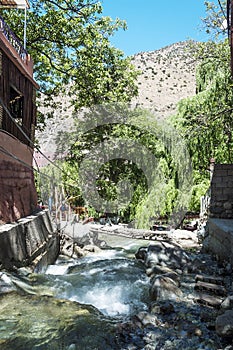 River in the mountains of Morocco