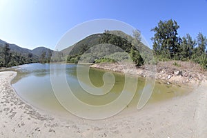 a river mouth of Sheung Luk Stream, hk