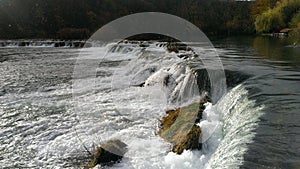 River Mreznica and its waterfalls