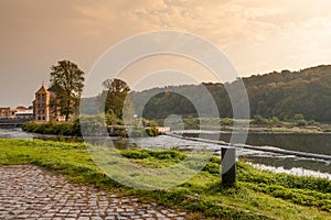 River Mulde near Grimma in Saxony