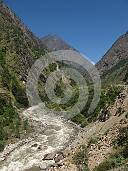 River named Bhote Kosi photo