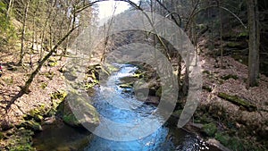 River in the national park of Saxony