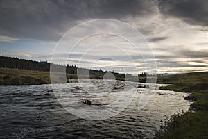 River Naver at dusk