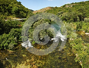 River near Omis, Croatia