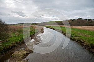 The River Neet or Strat near Bude in Cornwall photo