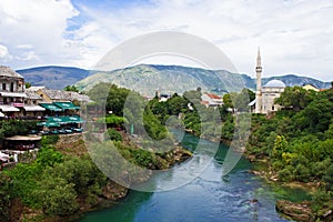 River Neretva in Mostar