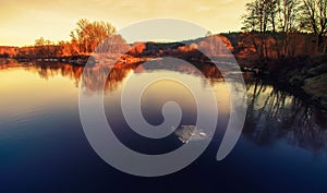 River Neris, spring time