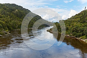 River in the New Zealand wilderness