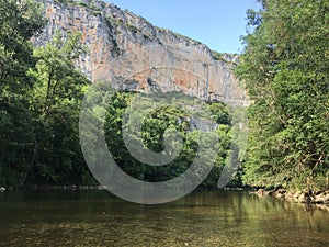 River next to Montauban & x28;south of france& x29; photo