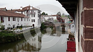 River Nive in Saint-Jean-Pied-de-Port, France