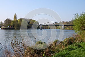 The river Oise near Paris in France, Europe