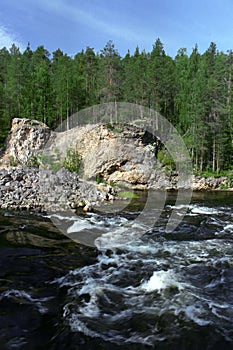 River on Oulanka Park photo