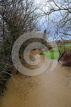 River Ouse burst its banks.