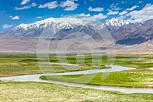 River in Pamir Plateau