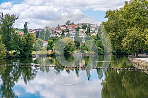 River park in city Tamega Chavez Portugal photo
