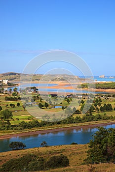 River Pas mouth, Cantabrian sea