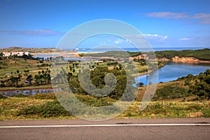 River Pas mouth, Cantabrian sea photo