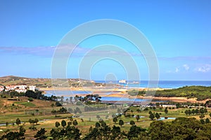 River Pas mouth, Cantabrian sea photo