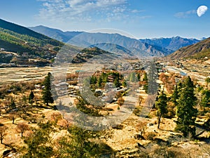 River passing through the Paro Valley Bhutan