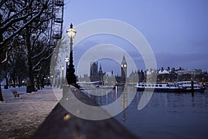 River path in London.