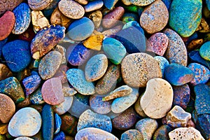 River Pebbles Background