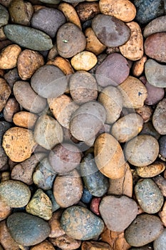 River pebbles stone texture and background