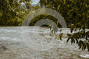 river in the peruvian amazon