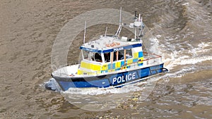 River Police Boat. Marine Police Force