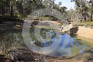 River Pool at Crooked Brook Western Australia in winter.