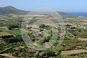 River Posada on the island of Sardinia