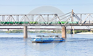 River and railroad transport