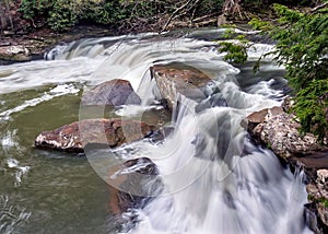 River rapids near Swallow Falls in Swallow Falls State Park, Maryland