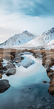 River Reflecting In Snow: A Tokina At-x 11-16mm F2.8 Pro Dx Ii Photography In Iceland