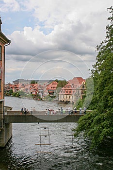River Regniitz in Bamberg, Germany