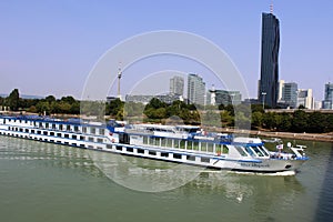 River Rhapsody cruise boat on Danube, Vienna