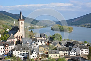 River rhine with Lorch