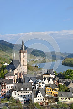 River rhine with Lorch