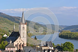River rhine with Lorch
