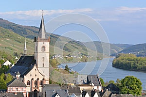 River rhine with Lorch